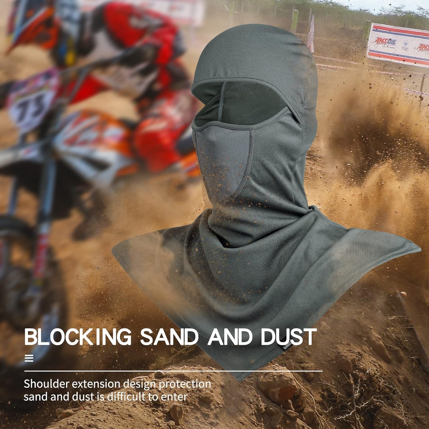 Balaclava - Summer Sun Protection Motorcycle Fishing Sun Mask Breathable Windproof Long Face Mask for Men Women