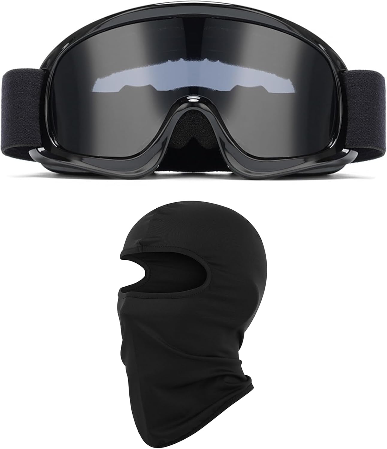 Kids Dirt Bike Goggles ATV Motorcycle Off-Road Riding Motocross Glasses with Sun UV Protection Balaclava Full Face Cover