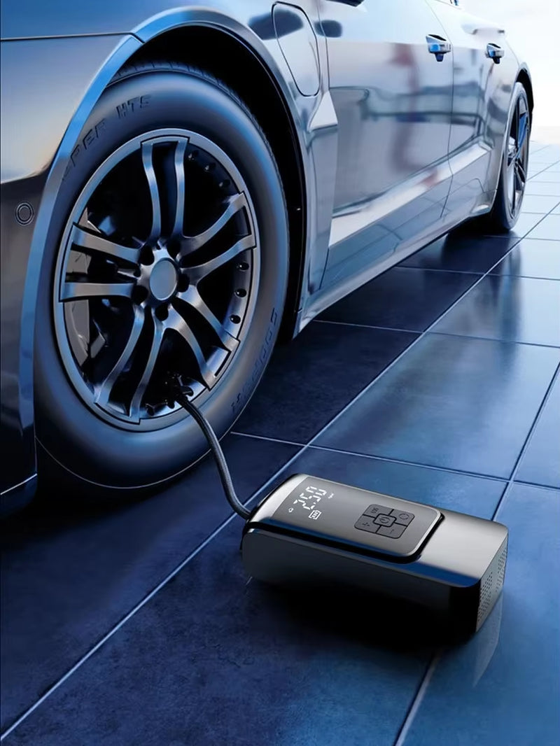 Digital Display Car Air Pump Wireless Dual Power Air Pump Tire Pump Portable Intelligent Digital Display Air Pump