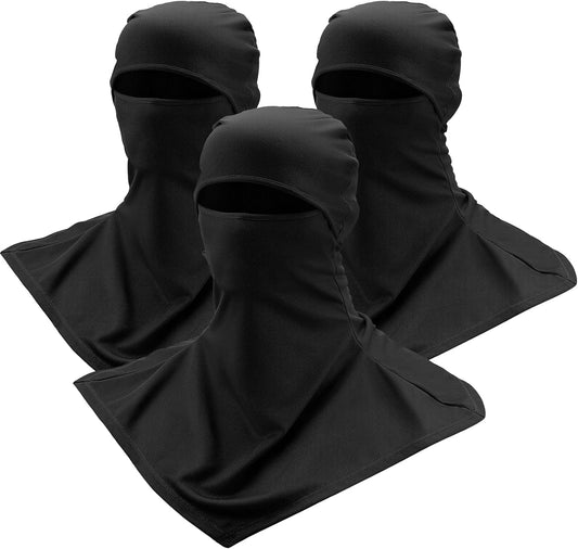 3 Piece Balaclava Face Cover Sun Protection Neck Cover Summer Balaclava Motorcycle Face Mask for Men Women