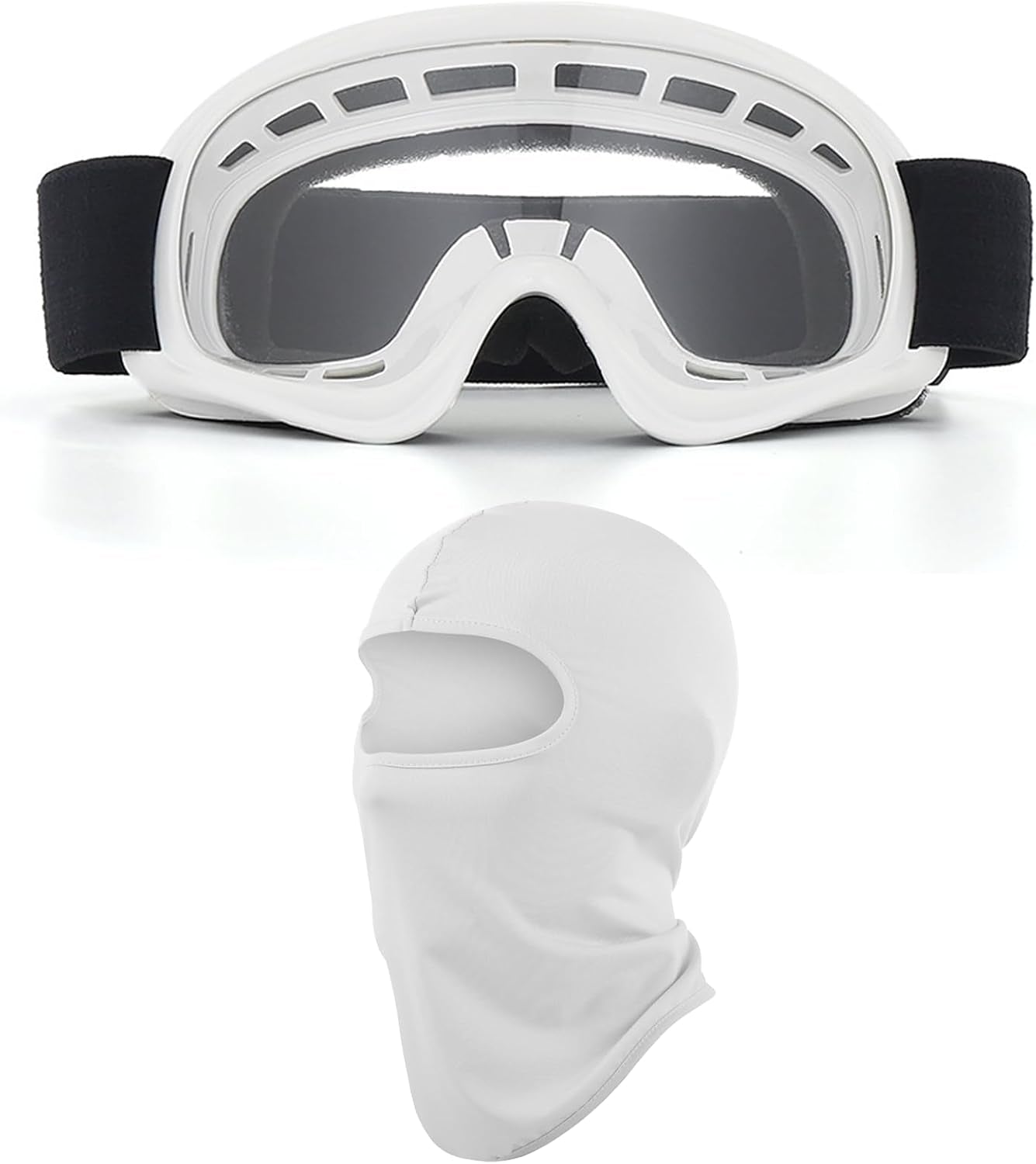 Kids Dirt Bike Goggles ATV Motorcycle Off-Road Riding Motocross Glasses with Sun UV Protection Balaclava Full Face Cover