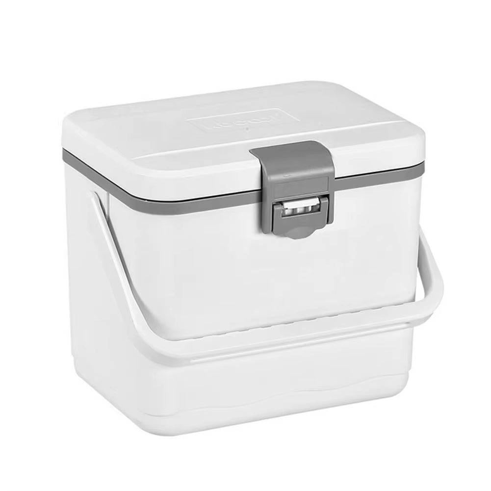 4.5L Insulated Portable Cooler with Handle Mini Freezer Fridge Heat Preservation Picnic Ice Bucket for Camping Tailgating